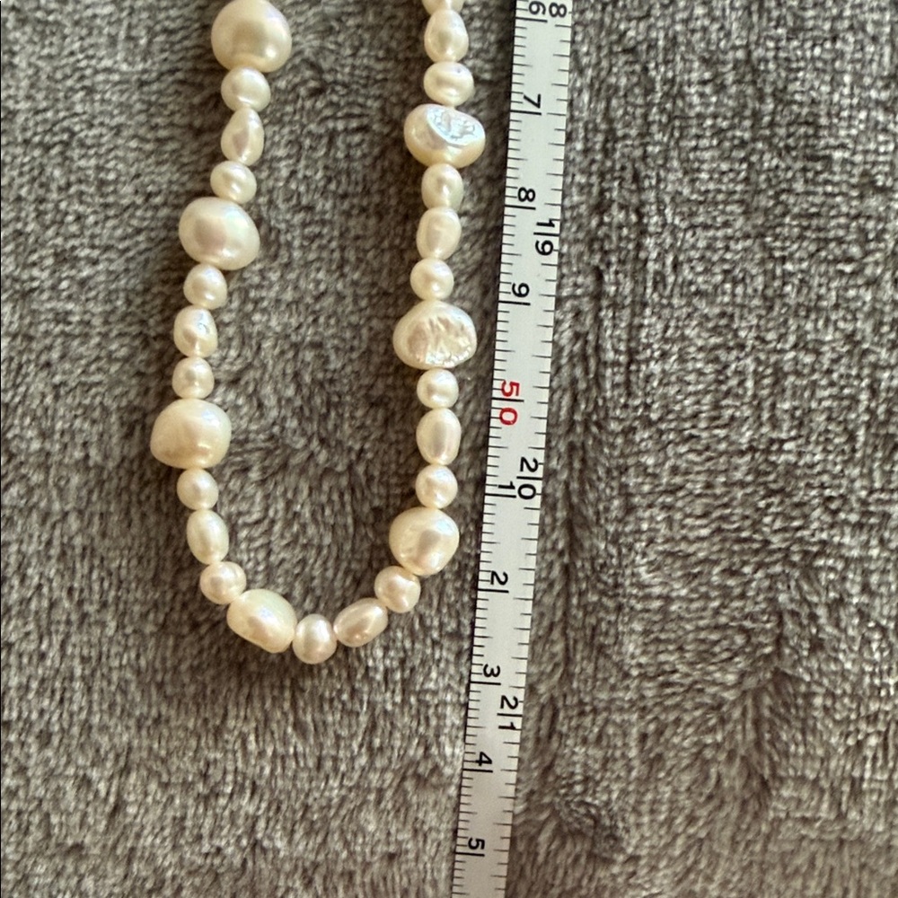 Long Freshwater Pearl Necklace - Unbranded